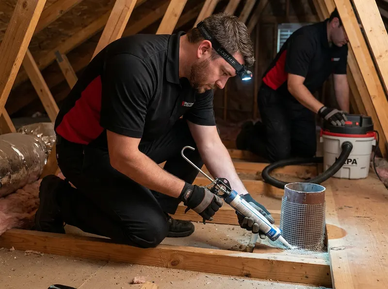 Attic Rodent Exclusion & Decontamination in Frisco, TX
